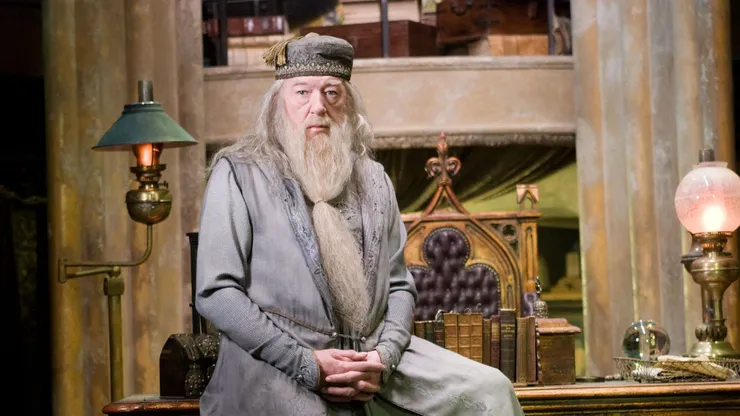 Michael Gambon se destacó como Dumbledore en Harry Potter.