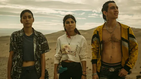 El trío protagonista de Sayen: La Ruta Seca.