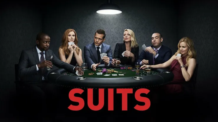 La publicación de Patrick J. Adams sobre Suits.