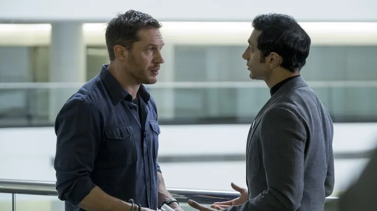 Tom Hardy and Riz Ahmed star in VENOM