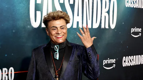 Saúl Armendáriz durante la alfombra roja de su película biográfica