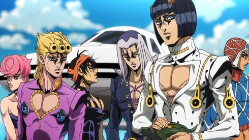 El elenco de JoJo's Bizarre Adventure: Golden Wind, la quinta temporada del animé.