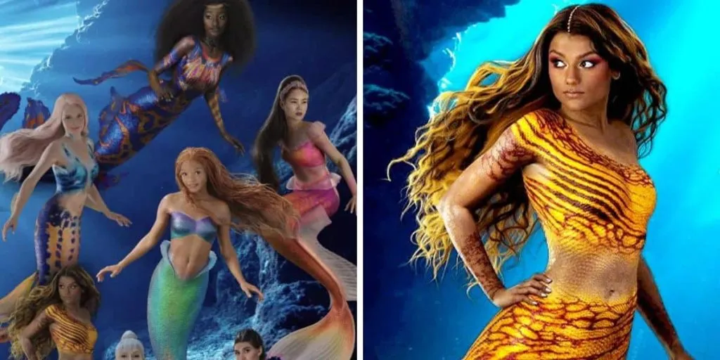 Simone Ashley es Indira, hermana mayor de Ariel en La Sirenita. (IMDb)