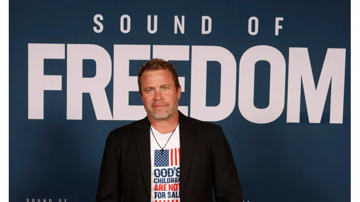 Tim Ballard en el estreno de "Sound of Freedom"