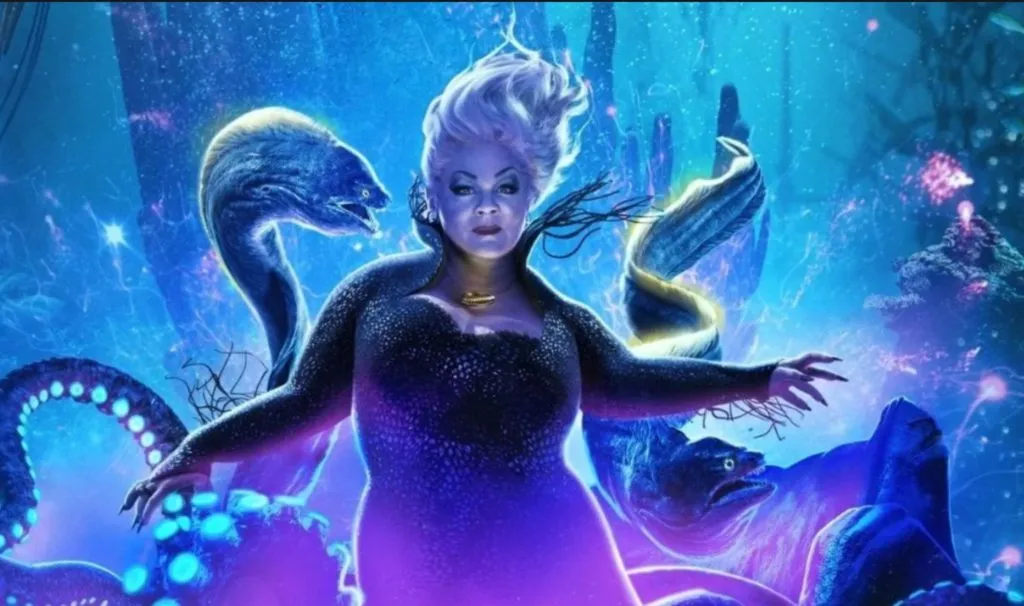 Melissa&nbsp;McCarthy, que interpreta a&nbsp;Úrsula, la villana de La&nbsp;Sirenita. (Disney+)