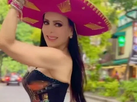 El majestuoso vestido con el que Maribel Guardia celebró el grito de la Independencia de México