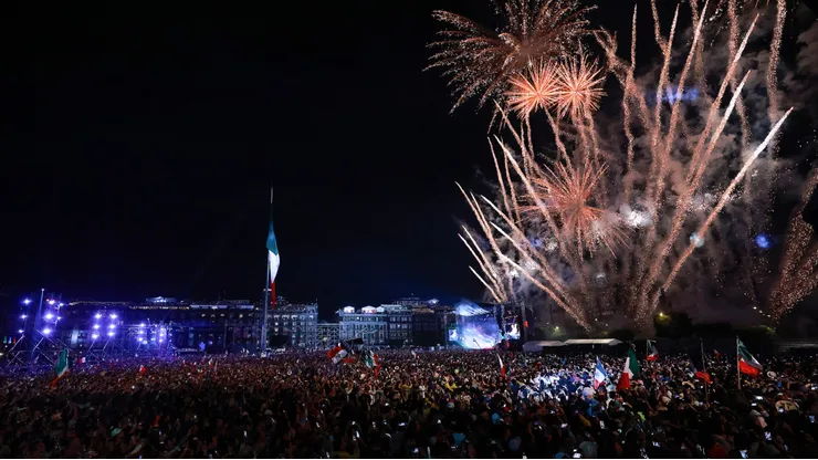 En el Zócalo de CDMX se celebró el Grito de la Independencia 2023.
