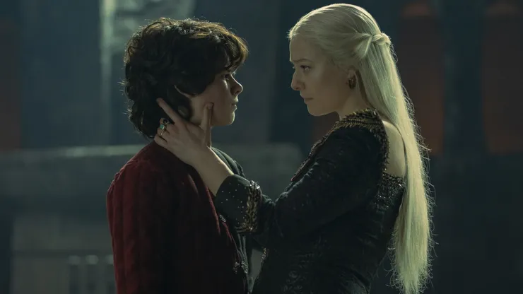 El momento en que Rhaenyra se despidió por última vez de su hijo Lucerys, en House of the Dragon.