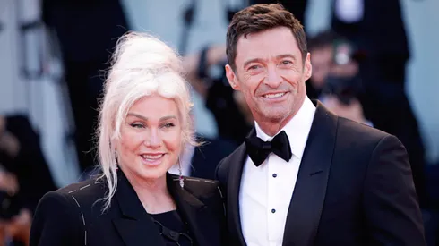 Hugh Jackman junto a su ahora ex esposa Deborra-Lee Furness.