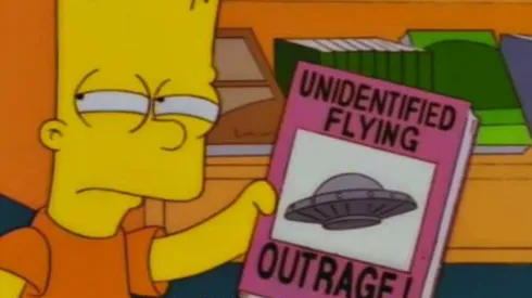 La predicción de Los Simpson sobre los Ovnis.