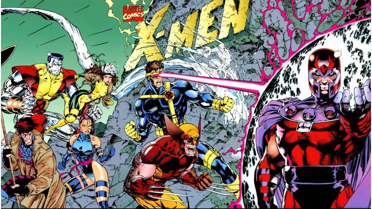 El equipo clásico de los X-Men.
