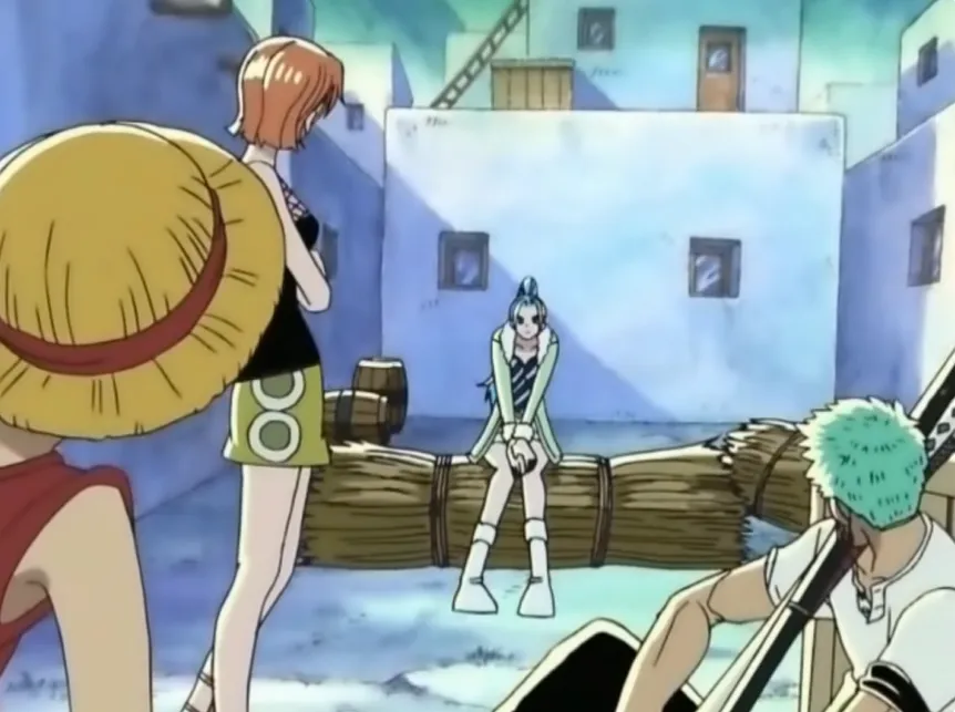 En este fragmento del anime, los Piratas del Sombrero de Paja se enteran de la existencia de los Baroque Works. Imagen: @matsuabiabiabi.