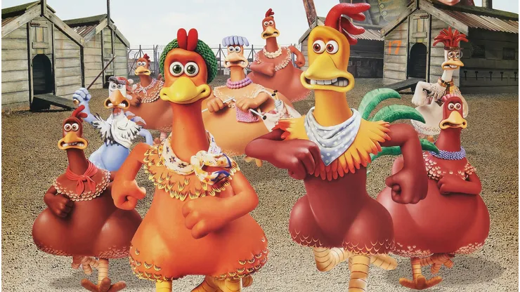 Pollitos en Fuga se estrenó en cines en el año 2000.