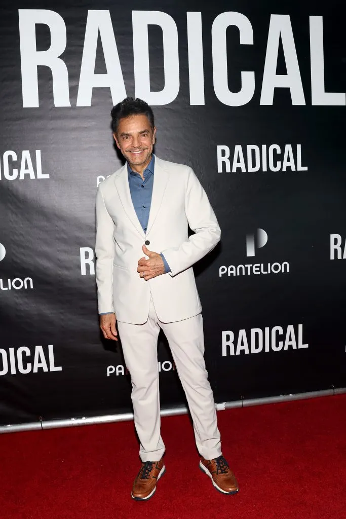 Fue en una premier de Radical en donde Eugenio Derbez respondió si Victoria Ruffo sería parte de su reality show. Imagen: Getty Images.