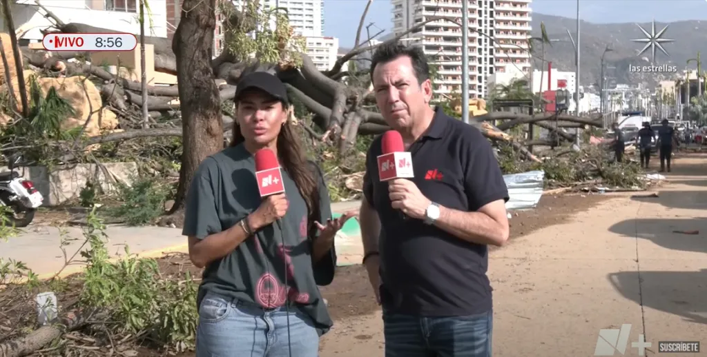 Galilea Montijo fue otra de las celebridades afectadas por el huracán Otis. Imagen: @nmas.