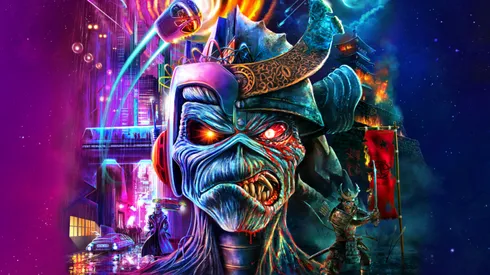 El afiche de The Future Past Iron Maiden