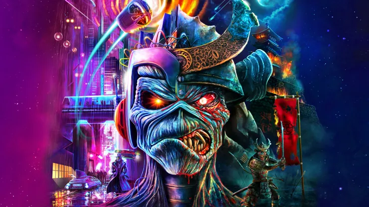 El afiche de The Future Past Iron Maiden