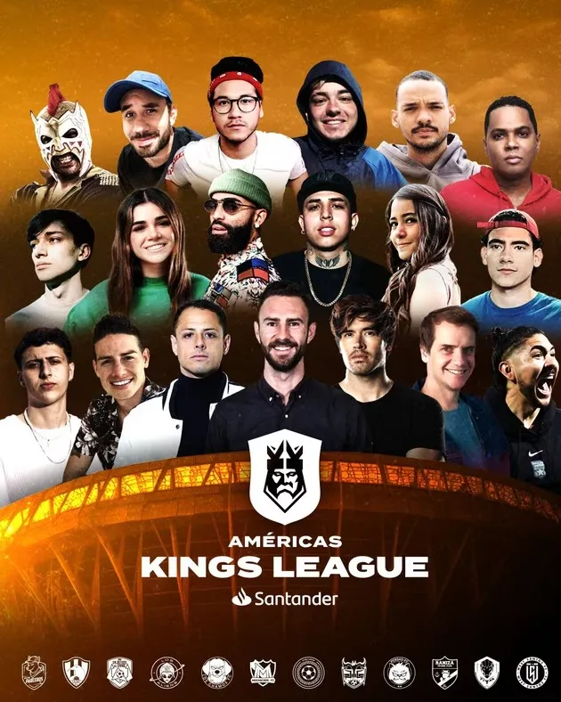 Los equipos de la Kings League 2024.