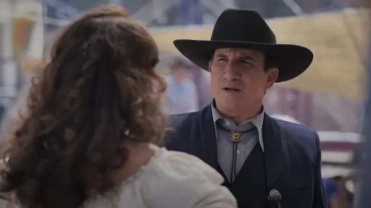 Lucero y Plutarco Haza, en una escena de El Gallo de Oro.