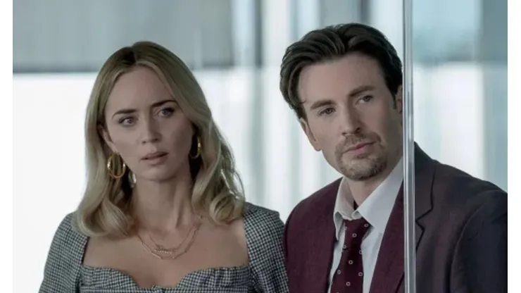 “El Negocio del Dolor” en Netflix está protagonizada por Chris Evans y Emily Blunt