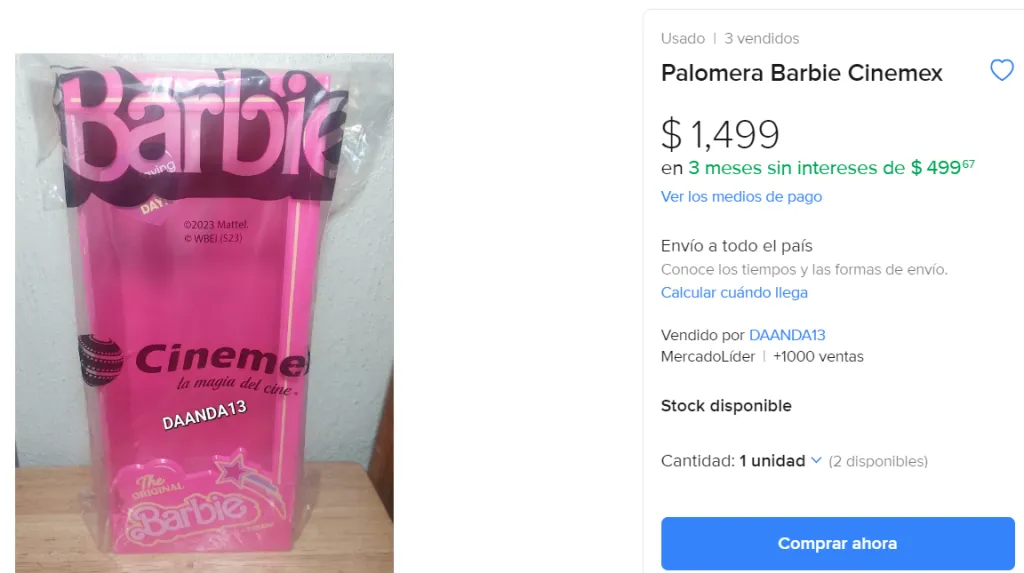 Imagen: Mercado Libre.