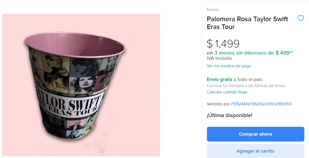 Imagen: Mercado Libre.