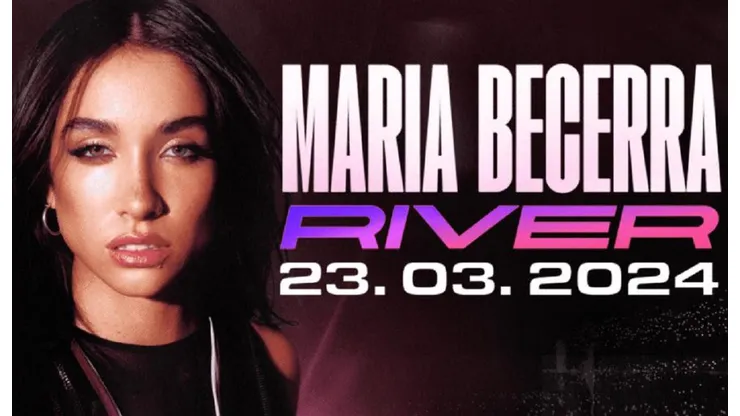 María Becerra lanza las entradas para su concierto en River 2024