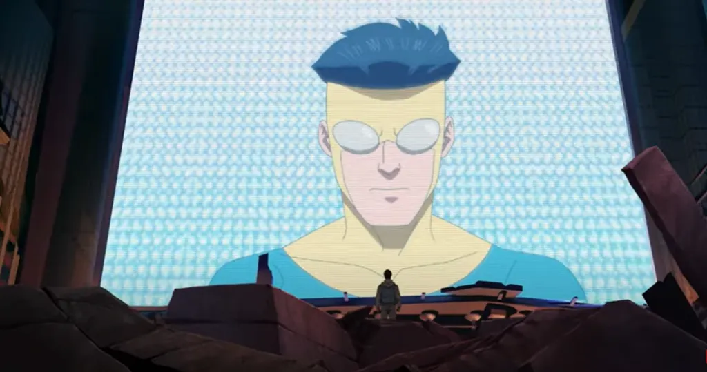 Invincible amenaza a los humanos en el nuevo tráiler de esta serie. Imagen: @PrimeVideoUK.