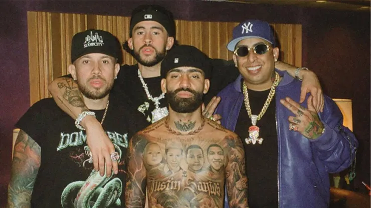 Bad Bunny colaboró con Arcángel, De la Ghetto y Ñengo Flow.