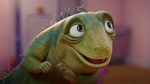 Adam Sandler es Leo, un lagarto que quiere escapar de su realidad, pero finalmente descubre que puede ayudar a quienes lo rodean.