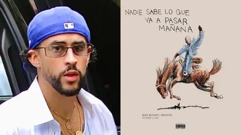 Bad Bunny y la portada de su nuevo disco, Nadie sabe lo que va a pasar.