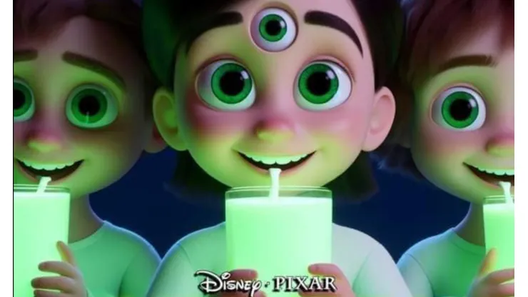Los pósters al estilo de una película de Disney PIXAR son tendencia en redes sociales.