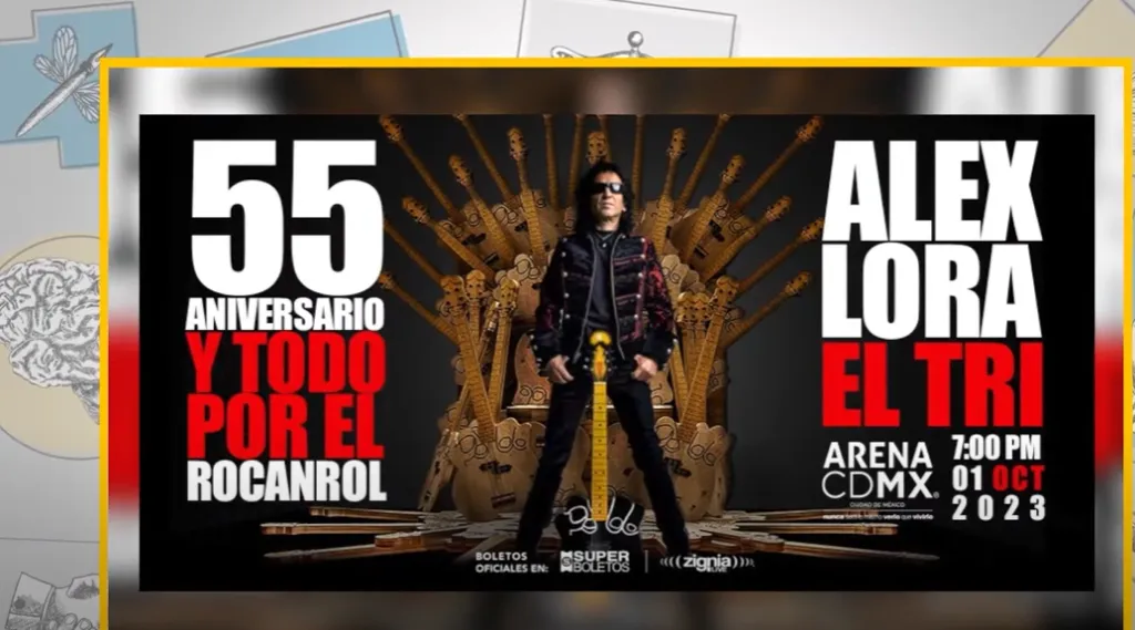 Fue este mes que El Tri celebró sus 55 años de trayectoria en el rock mexicano. Imagen: @milenio.