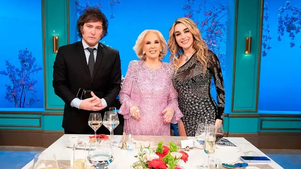 Milei y Florez fueron los primeros invitados.