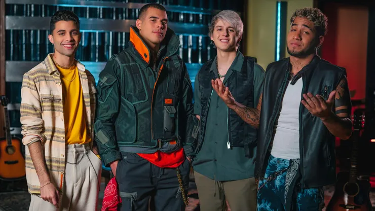 Los integrantes de CNCO.