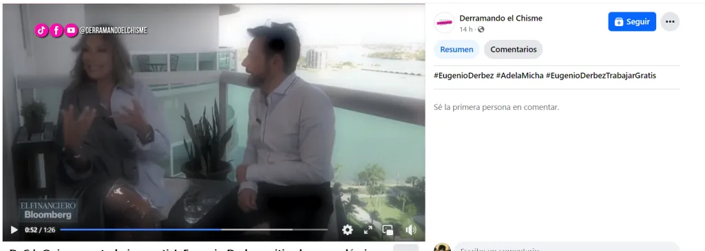 Este es el fragmento de video que se hizo viral de nuevo, a 5 años de haberse lanzado. Imagen: Derramando el Chisme.