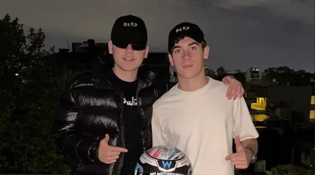 Franco Colapinto y Bizarrap.