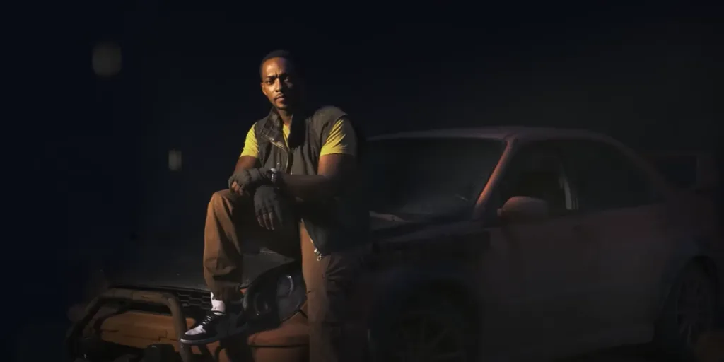 Anthony Mackie es el protagonista de Twisted Metal. Imagen: @sensacinetrailers.