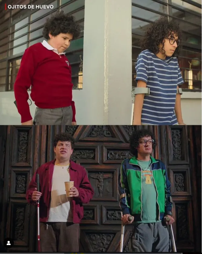 Alexis y Kike se han convertido en los actores el momento por su serie. Imagen: @alexisojitosdehuevo.