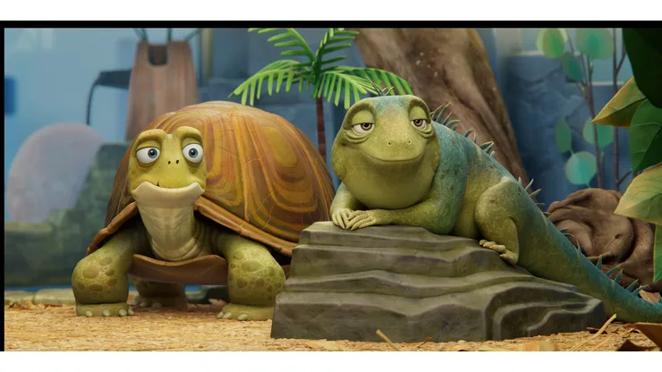 La voz de Leo en inglés es interpretada por Adam Sandler