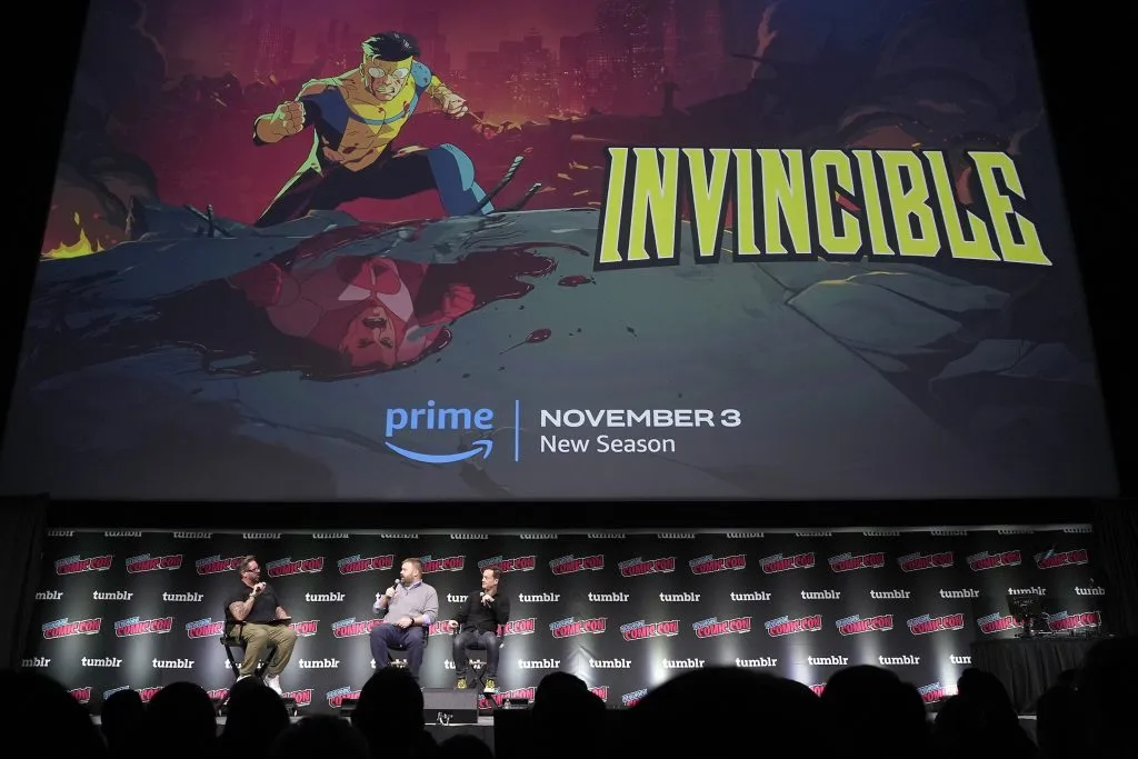 Robert Kirkman ha hecho de Invincible todo un suceso, así como hizo con The Walking Dead. Imagen: Getty Images.