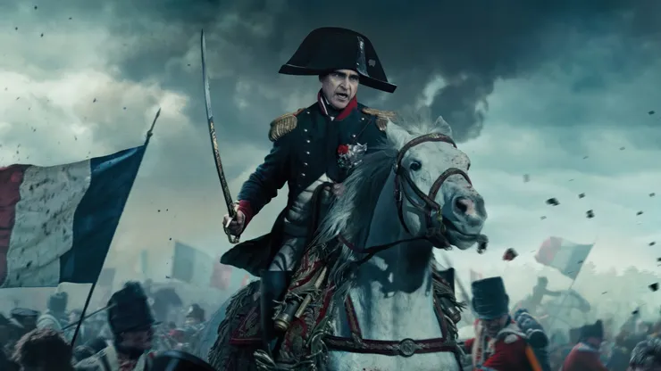 Napoleón es la segunda colaboración de Joaquin Phoenix con Ridley Scott, después de Gladiador.