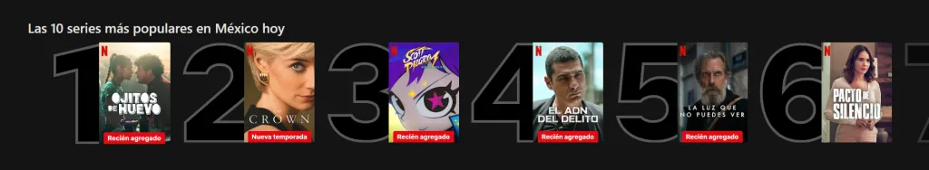 Ojitos de Huevo terminó con el reinado de The Crown. Imagen: Netflix.