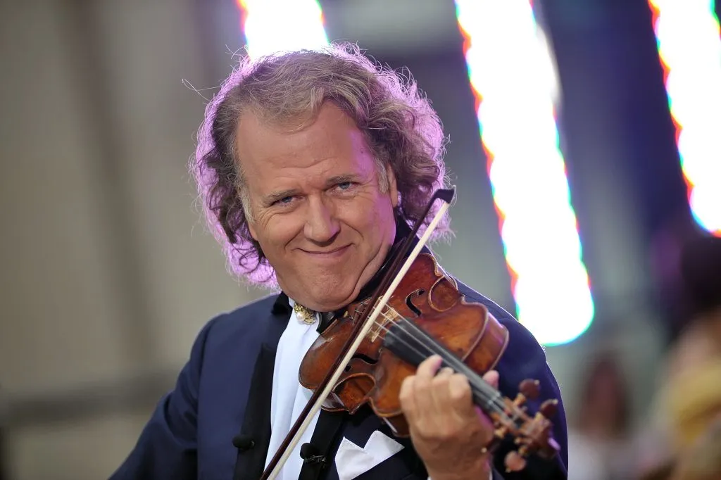 NEW YORK – JUNE 16: Dutch violinist Andre Rieu and his Johann Strauss Orchestra perform on NBC’s “Today” at Rockefeller Center on June 16, 2010 in New York City. (Photo by Slaven Vlasic/Getty Images)
