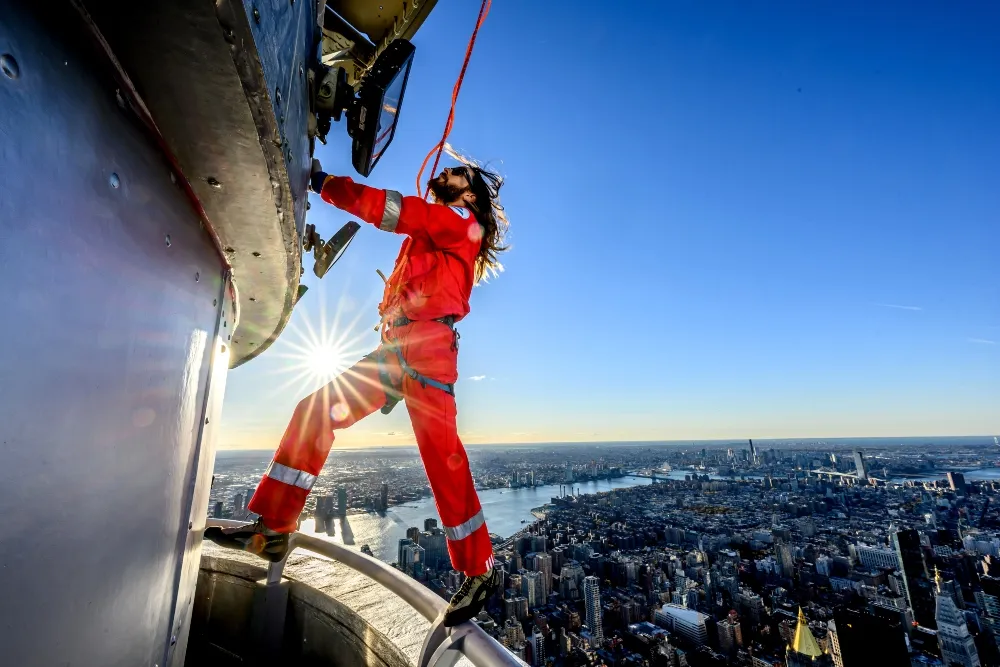 Jared escalando (Getty)