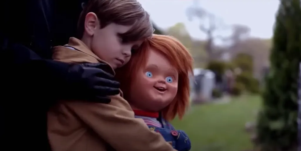 En esta temporada, Chucky se vuelve “amigo” del hijo del presidente de los Estados Unidos. Imagen: @sensacinetrailers.