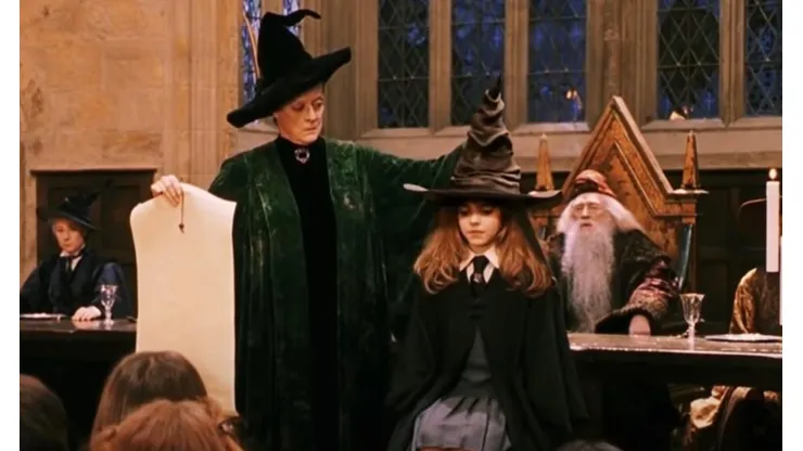 Hermione Granger en la Ceremonia de Selección en 'Harry Potter y la Piedra Filosofal'