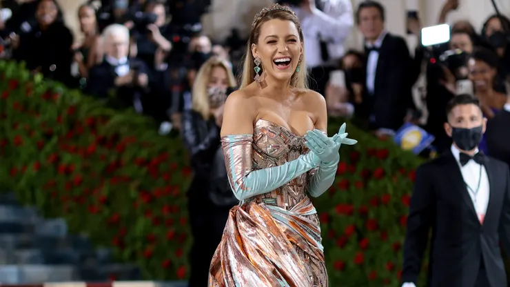 Blake Lively en la Gala Met 2022 que celebra In America: Una antología de la moda.