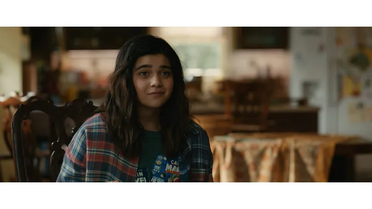 Iman Vellani as Ms. Marvel/Kamala Khan in Marvel Studios' THE MARVELS. Photo courtesy of Marvel Studios. © 2023 MARVEL.