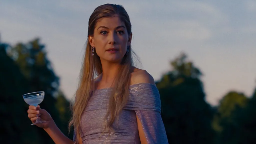 Rosamund Pike en Saltburn.